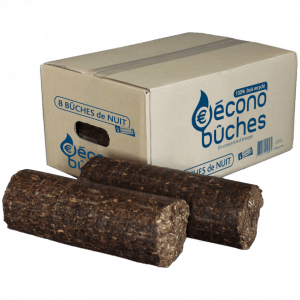 Bûches densifiées nuit – Combustion longue durée pour un chauffage efficace