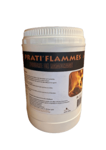 Poudre de ramonage pour cheminée et conduit de fumée